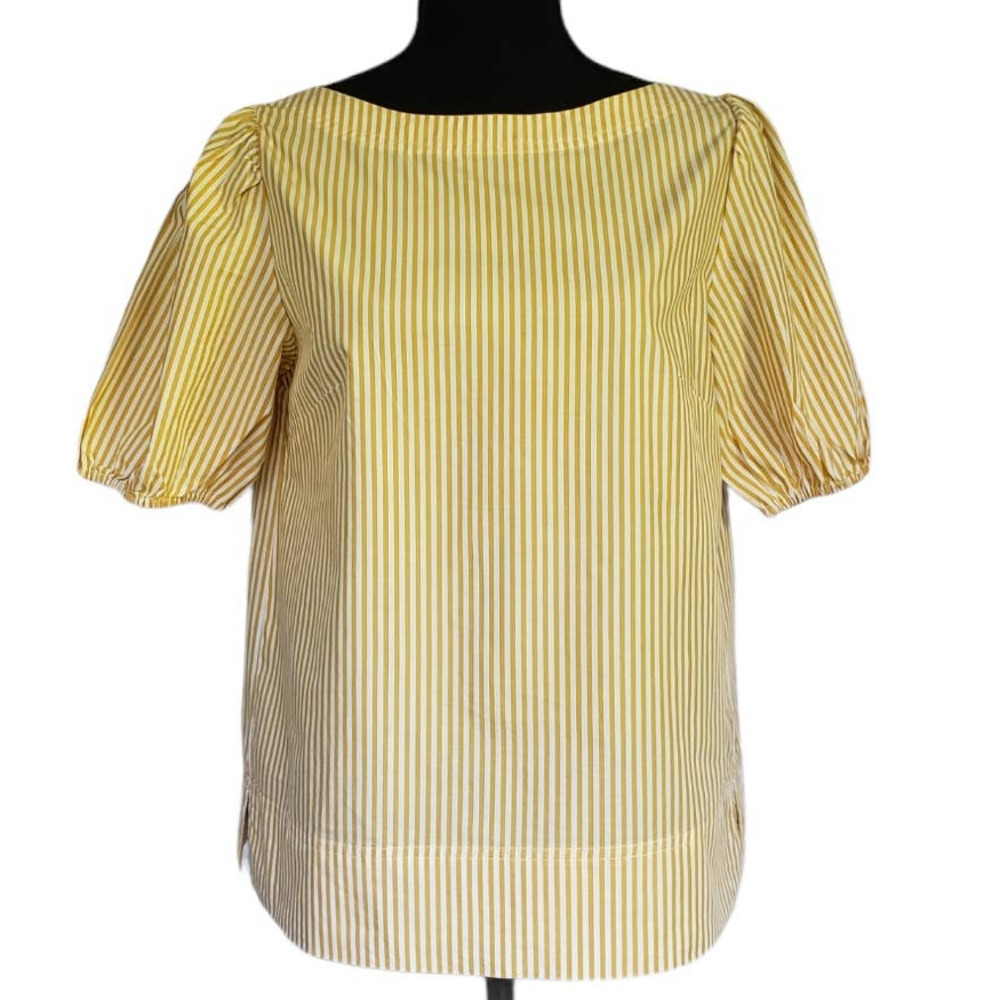 🆕 J.Crew Striped Puffed Sleeve Summer Top